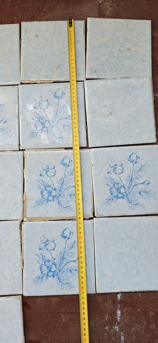 Plytki ścienne 15x15 czechoslowackie PRL