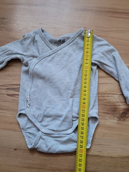 2 x body długi rękaw h&m 56 chłopięce, uni