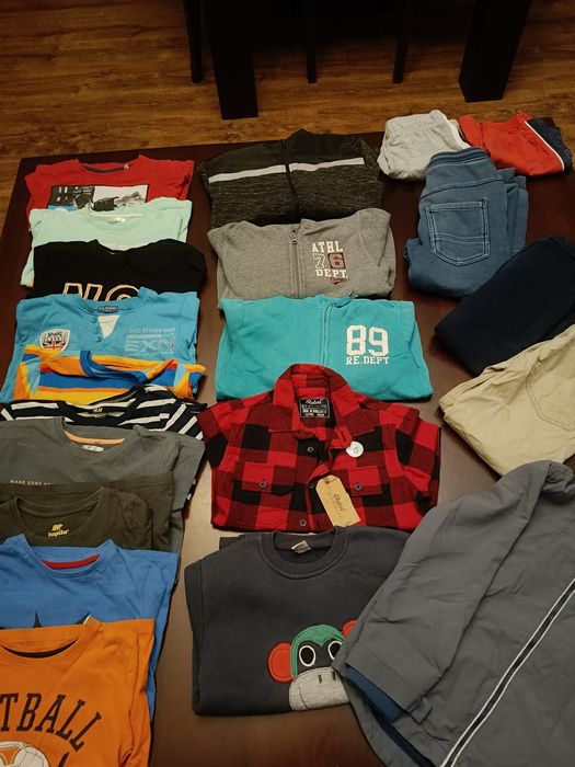 Mega paka ubrań dla chłopca, zestaw ubrań 134