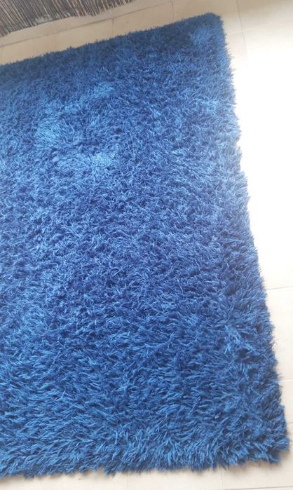 Tapete azul escuro 2,05 x 1,45 cm