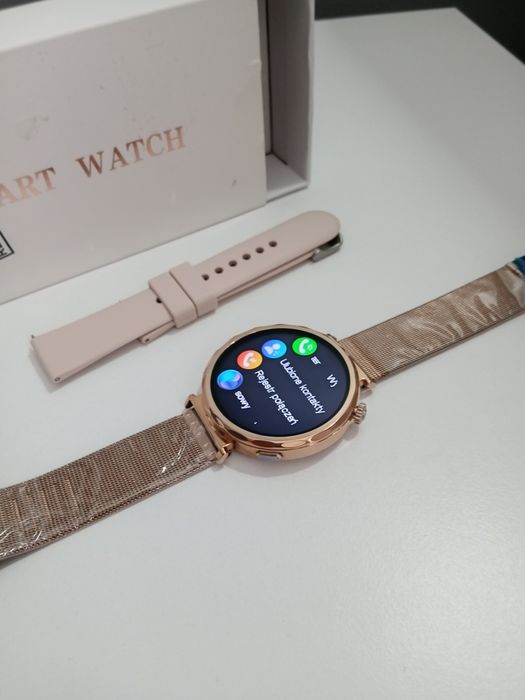 Smartwatch złoty damski