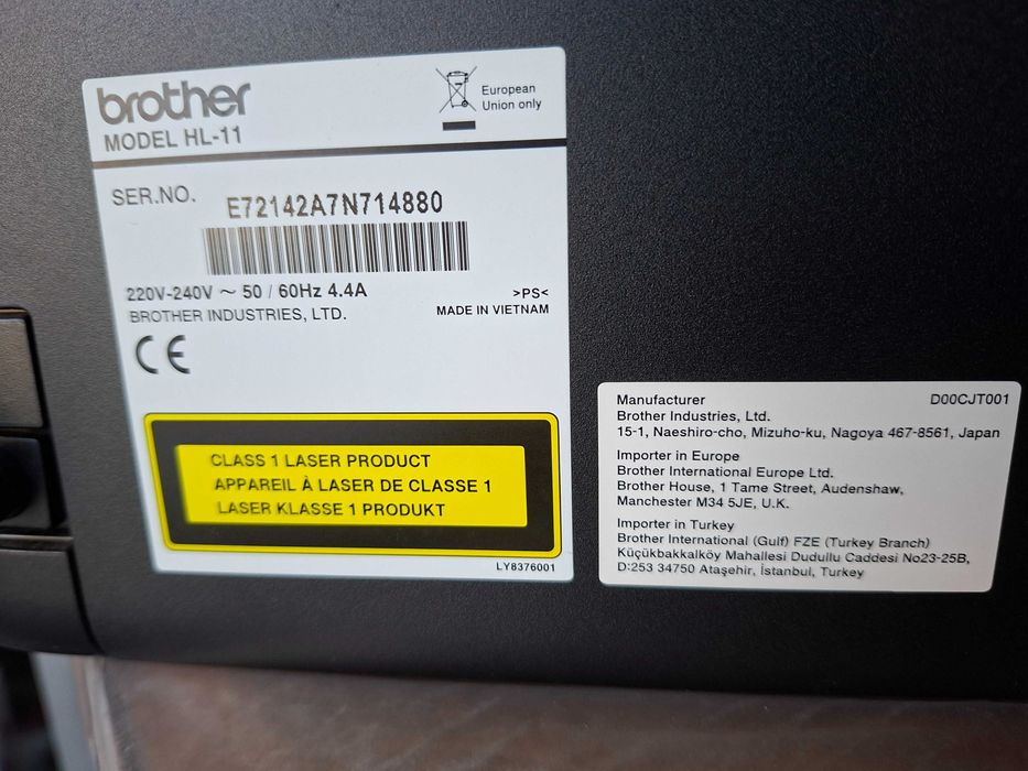 NOWA drukarka leserowa Brother HL-1112E + toner