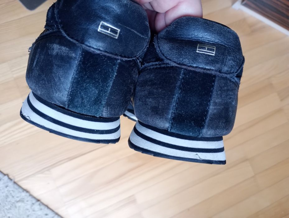 Sneakersy Tommy Hilfiger skóra naturalna