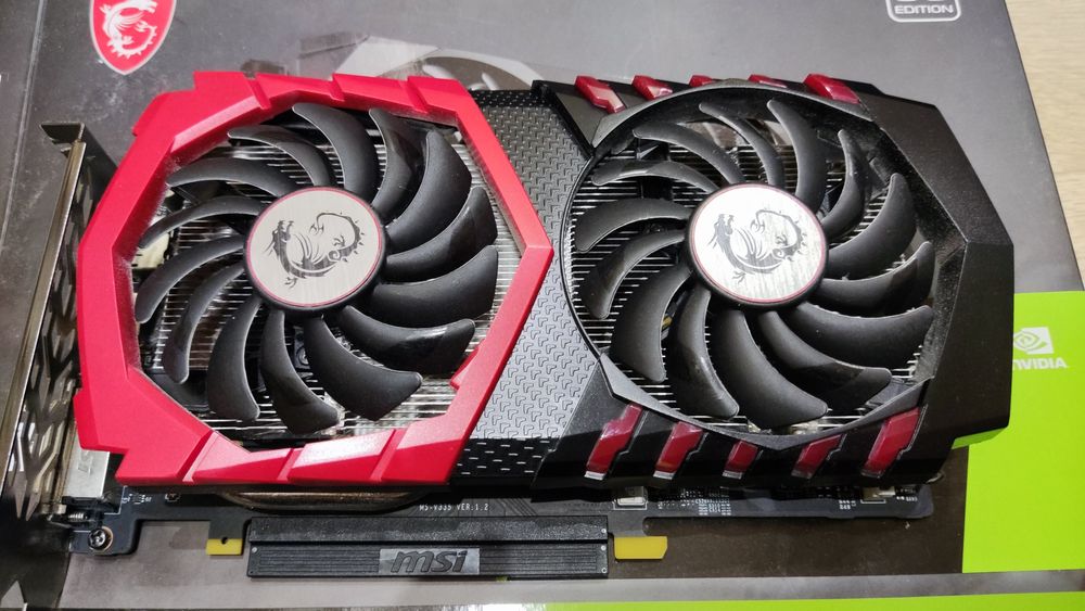 видеокарты Gtx 1050ti Gaming X MSI GeForce GTX 1050 Ti GAMING X 4G