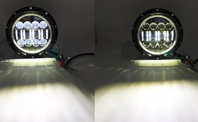 Фара Led 7 H4 светодиодная ВАЗ Нива Камаз Урал Зил Nissan Волга Иж Ява