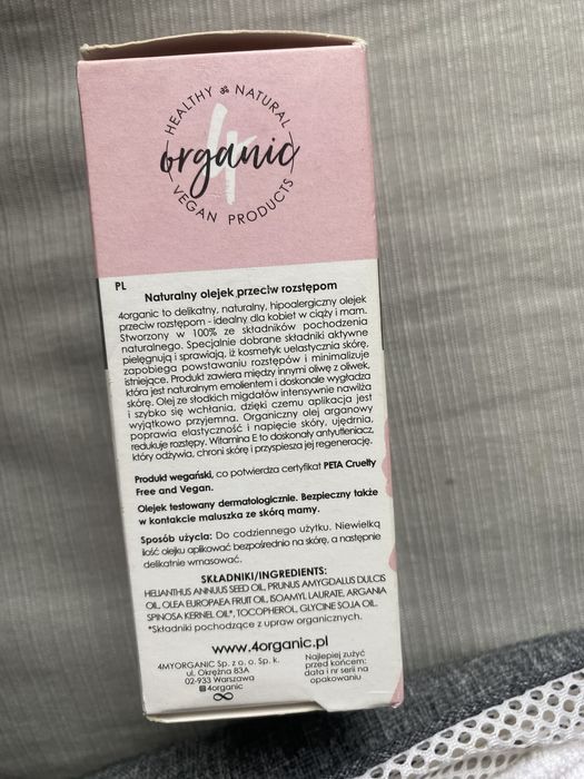 4organic Organic Mama naturalny olejek przeciw rozstępom 100ml