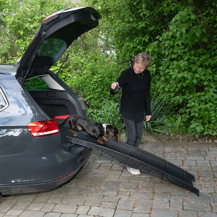 TIAKI Plastikowa Rampa dla Psa 153x40x12,5cm do 35kg