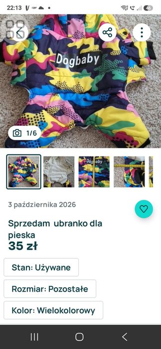 Kurtki dla pieska