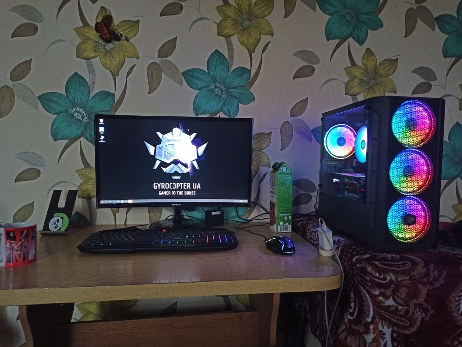 Ігровий пк | GTX 1060 3G / AMDRyzen 3 3100 / 16ram/1,5Tb / + монітор