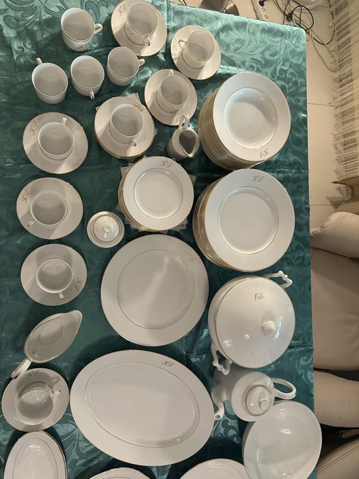 Serwis obiadowy Limoges zestaw 12 francuski