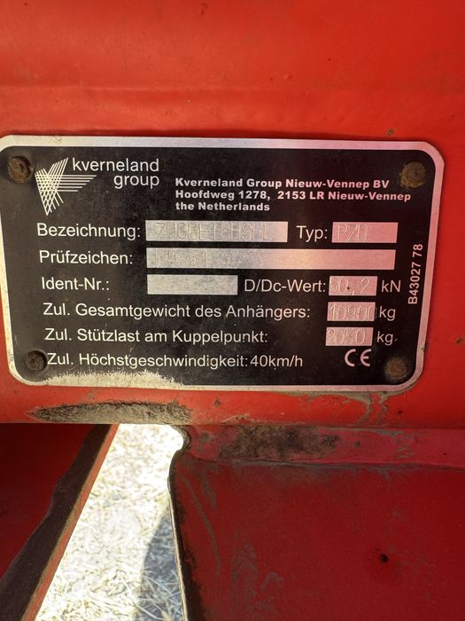 Оприскувач Kvernelend у доброму стані