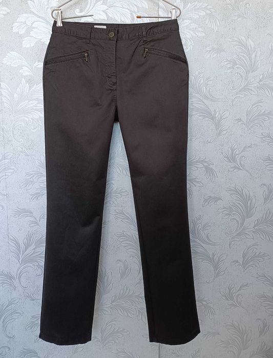 р 12/46-48 шоколадні джинси штани стрейчеві 96% бавовна Canda