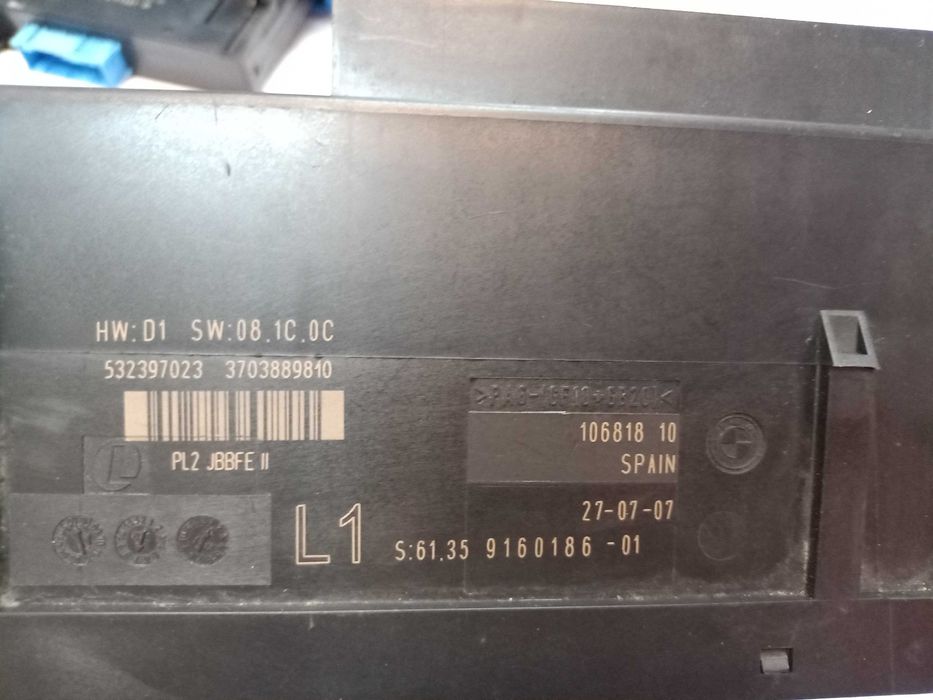 BMW E90 E91 E92 E93 Moduł komfortu Sterownik nadwozia H2 L1 H1