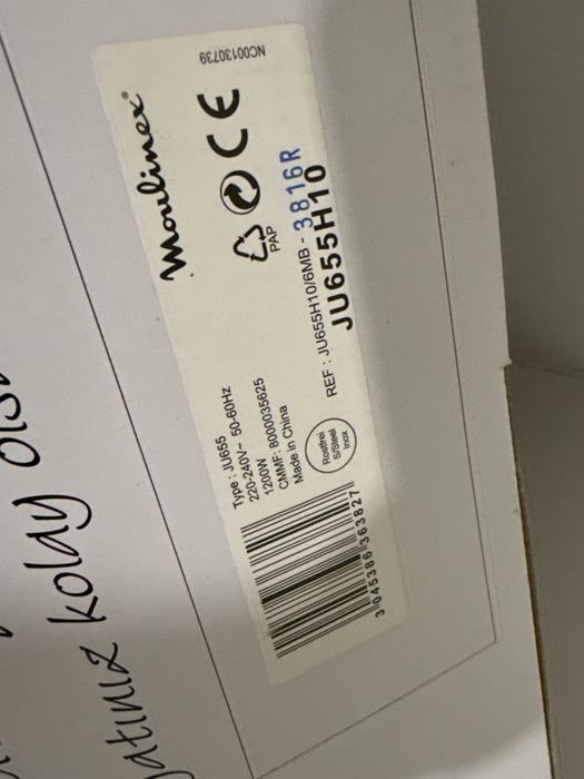 Centrofugadora XXL moulinex JU655H19