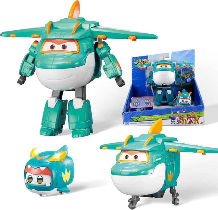 Super Wings Transformacja Tino & Pet