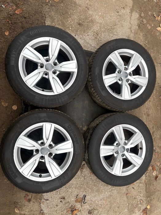 4x koła ALUMINIOWE AUDI 5x112 ET35 opony LATO 205/60R16