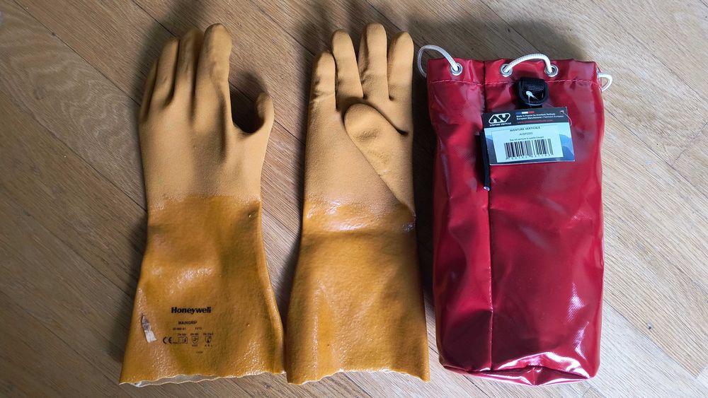 Torba do speleologii Aventure Verticale + Rękawice Honeywell 26–27