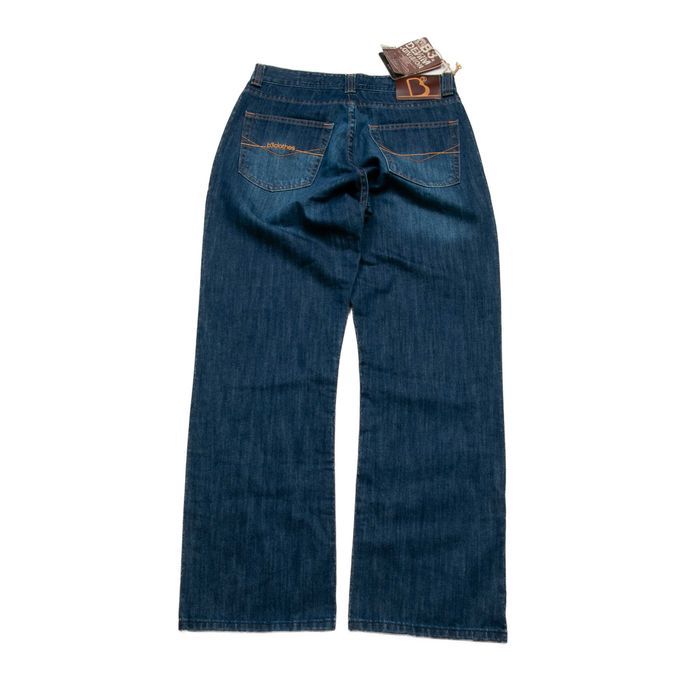 NOWE y2k B3 Denim Division spodnie jeansowe vintage baggy skate 30/30