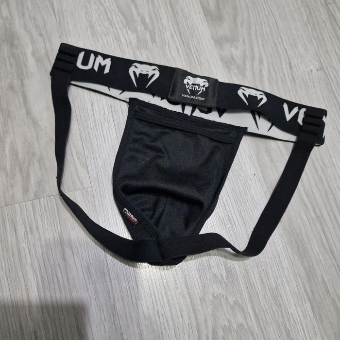 Majtki jockstrap Venum czarne