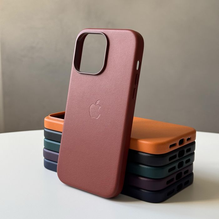 Шкіряний чохол для iPhone 14-14 Pro Max Leather Case MagSafe