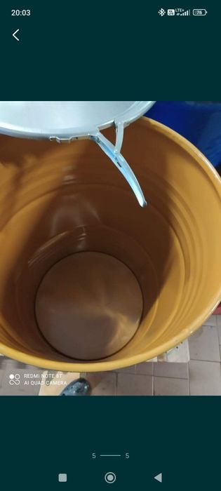 Beczka metalowa 200l