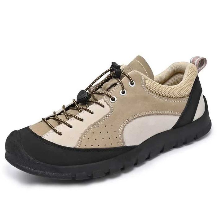 Trekkingowe sneakers wygodne skórzane do wędrówek outdoorowe