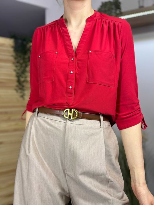 Czerwona damska bluzka Wallis – rozmiar 36/38