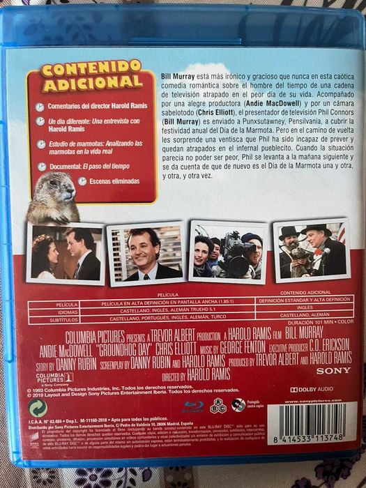 O Feitiço do Tempo (Groundhog Day) - Bill Murray - Bluray