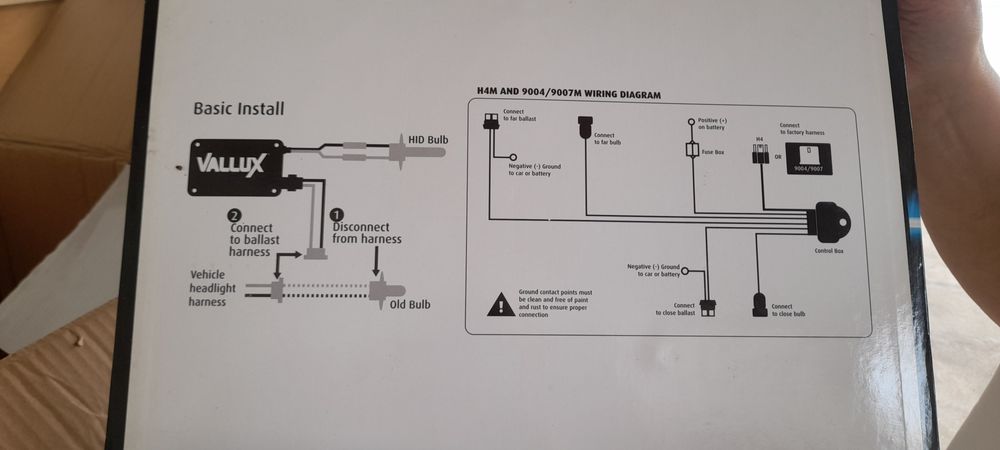 Kit de Conversão - Vallux - Lâmpadas Azuis