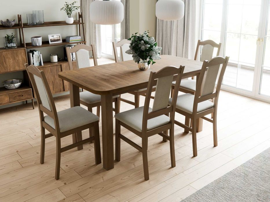 Zestaw Bis stół rozkładany z krzesłami TANI SOLIDNY ZESTAW! Producent!