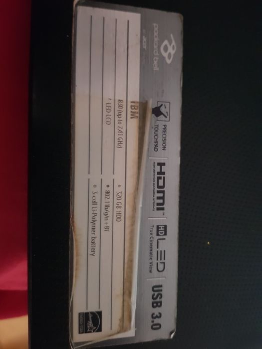 Laptop packard bell