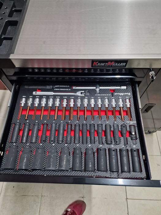 Carrinho de ferramenta de 7 gavetas completa novo s