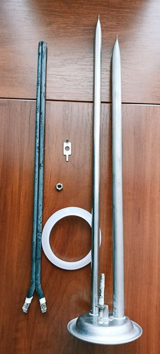 Фланець-колба 92 мм, сухий ТЕН 1000w, силіконова прокладка б/в бойлера  Interlux  ILDH 80DY