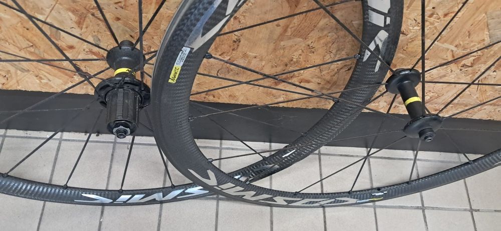 Par de rodas mavic cosmic carbon 40 elite