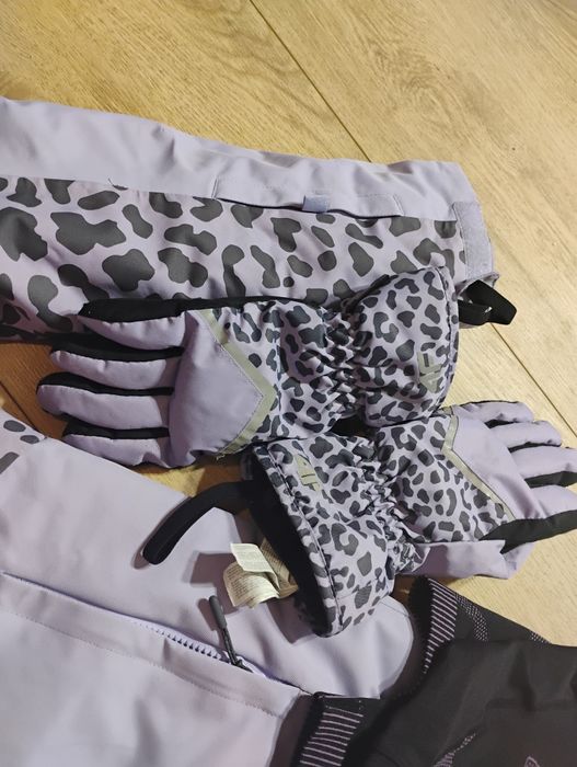 Piękny liliowy kombinezon narciarski 4F 158 NeoDry 8 000 bielizna