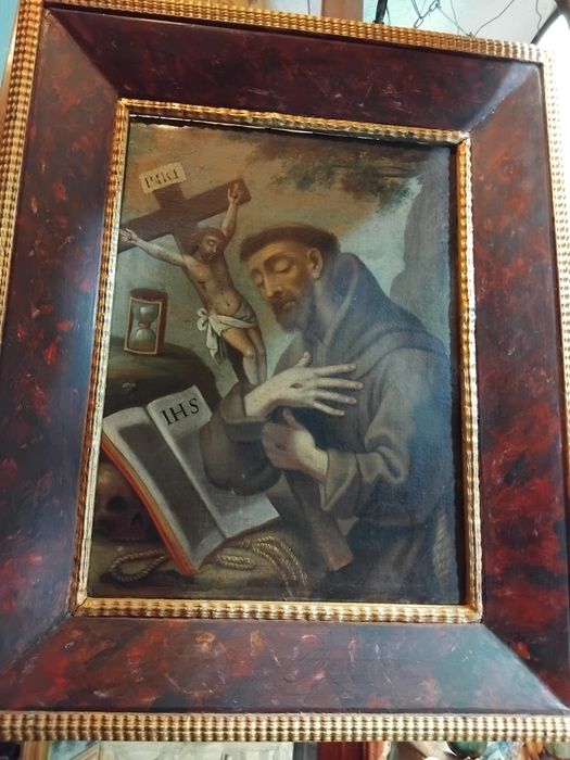 Pintura óleo sobre tela século XVIII