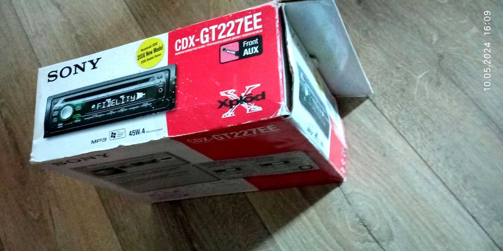 автомагнітола SONY CDX GT227EE MP3 без панелі керування