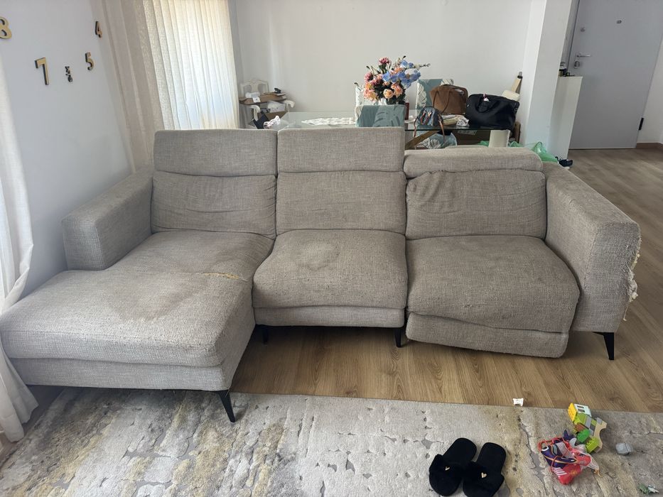 sofa com usb para estofar