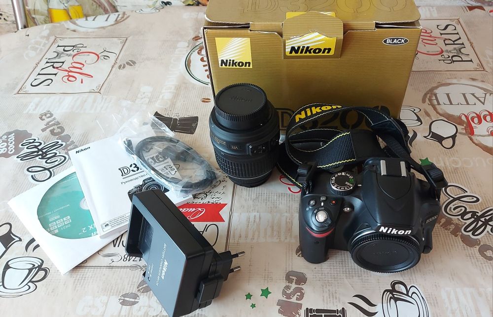 Зеркальный фотоаппарат Nikon D3200 kit 18-55 цена договорная