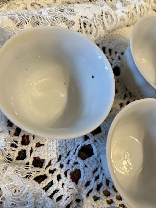 Filiżanki porcelanowe zestaw 6 sztuk