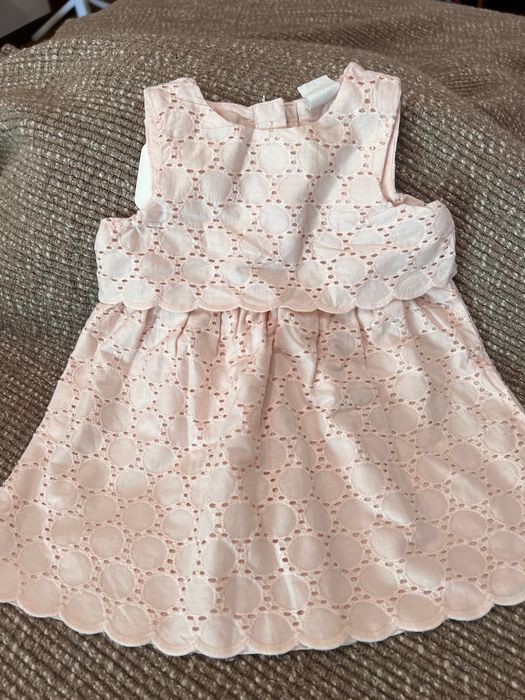 Vestido lesie bordado menina baby bebê rosa