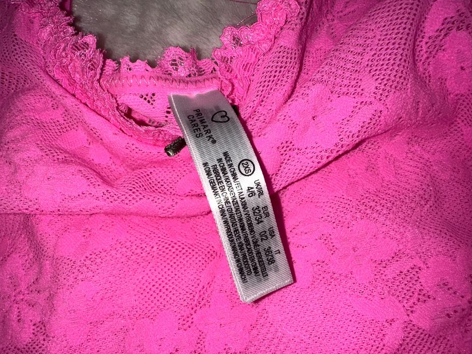 Primark koszulka top piekny koronka 2XS