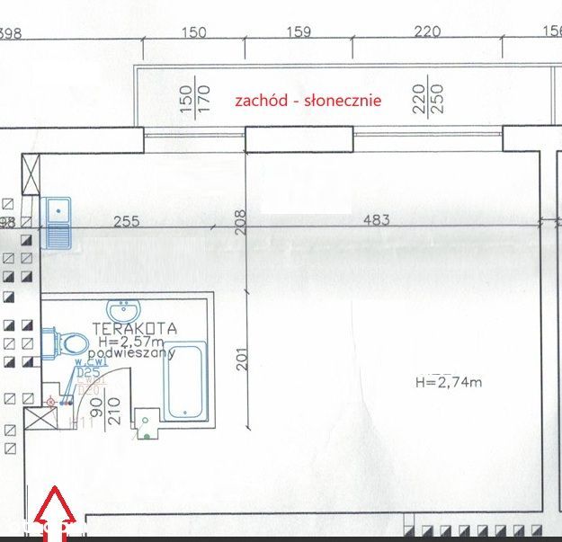 Słoneczne z widokiem na drzewa | balkon | piwnica