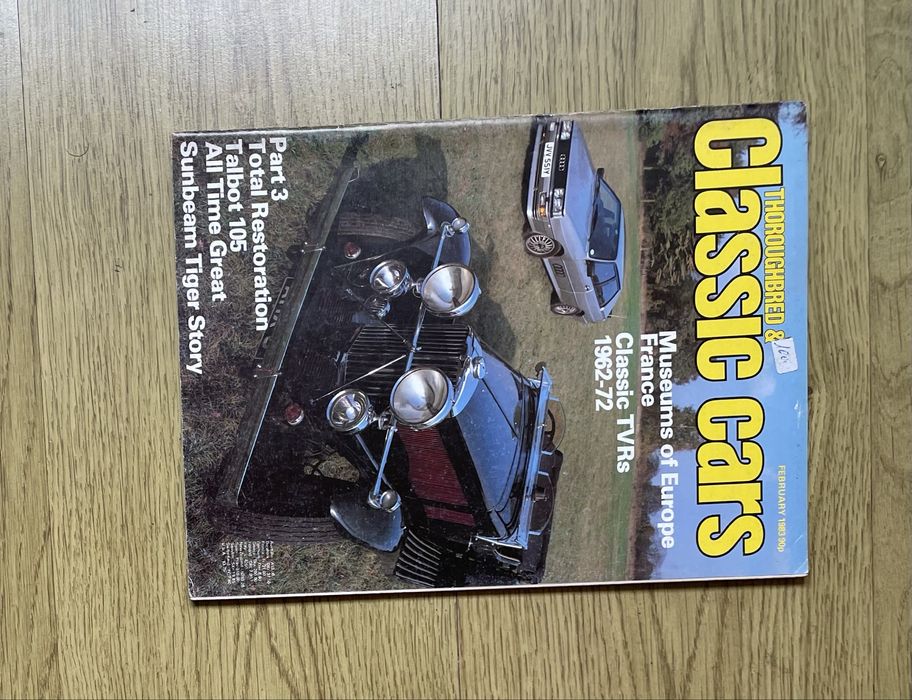 Revistas inglesas de automoveis antigos