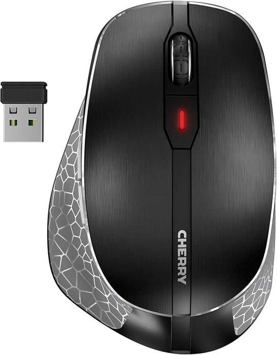 CHERRY MW 8C ERGO – Bezprzewodowa Mysz Ergonomiczna – Kompletny Zestaw