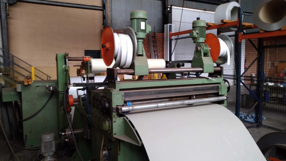 Linha de corte e quinagem de bobines de chapa Gasparini	CM50 - 1300mm