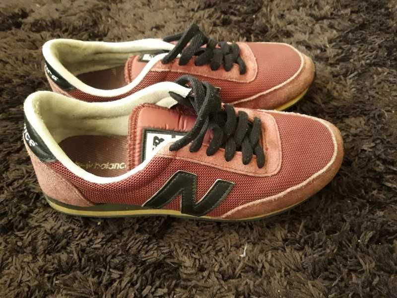 Sneakersy New Balance bordowe
