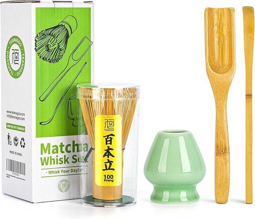 Zestaw do Herbaty Matcha TEANAGOO – Tradycyjny Komplet (4 el.