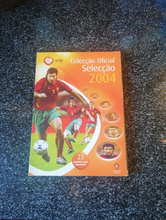caderneta Portugal Euro 2004 completa
