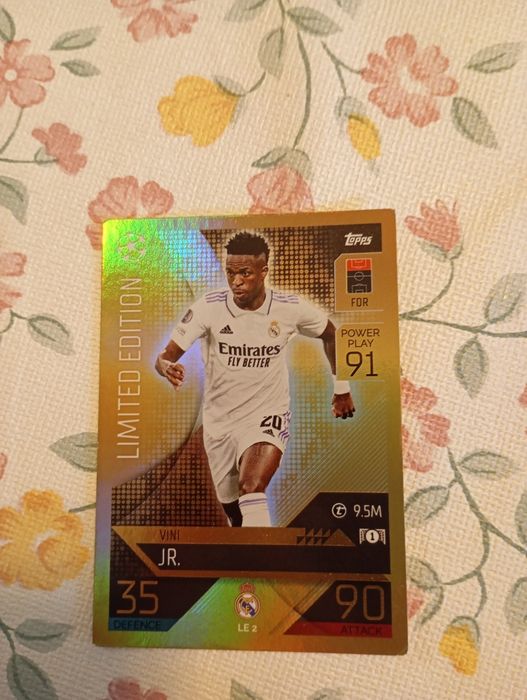 Carta do Vini JR. Match Attax.